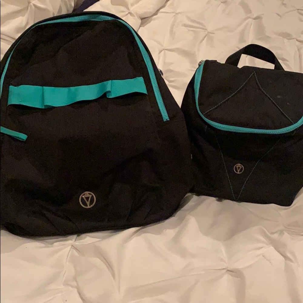 Kids Ivivva matching backpack & lunch tote